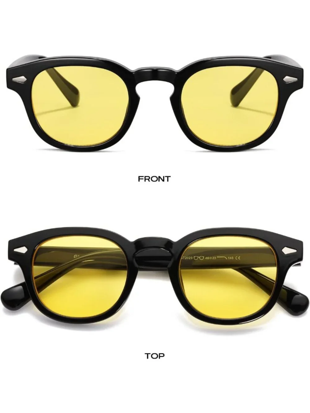 Trendy Retro Small Round Tinted Sunglasses for Women & Men - Stylish Shades